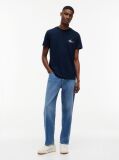 Blue Signature Logo Slim Jersey T-Shirt  Men