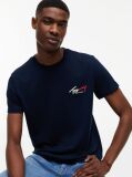 Blue Signature Logo Slim Jersey T-Shirt  Men