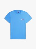Μπλε Slim Βαμβακερό T-Shirt Με Signature Λογότυπο  Άνδρες