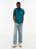 Blue Signature Logo Slim Jersey T-Shirt  Men