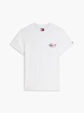 White Signature Logo Slim Jersey T-Shirt  Men