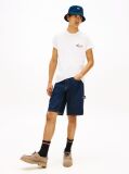 Μπεζ Slim Βαμβακερό T-Shirt Με Signature Λογότυπο  Άνδρες