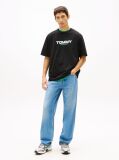 Μαύρο T-Shirt Κοντομάνικο Με Λογότυπο  Άνδρες