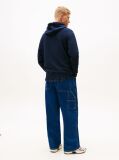 Blue Logo Terry Drawstring Hoody  Men