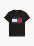 Black Flag Badge Jersey Crew Neck T-Shirt  Men