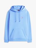 Blue Tommy Badge Terry Drawstring Hoody  Men