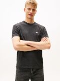 Black Tonal Tommy Badge Jersey T-Shirt  Men