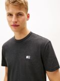 Black Tonal Tommy Badge Jersey T-Shirt  Men