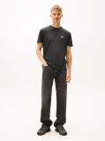 Black Tonal Tommy Badge Jersey T-Shirt  Men