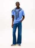 Blue Tonal Tommy Badge Jersey T-Shirt  Men