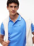 Blue Tommy Flag Regular Fit Tipped Polo Shirt  Men