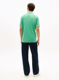 Green Tommy Flag Regular Fit Tipped Polo Shirt  Men