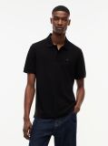 Black Hilfiger Flag Regular Fit Pique Polo Shirt  Men