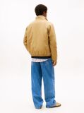 Beige Twill Relaxed Padded Jacket  Men