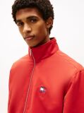 Red Water Repellent Funnel Neck Jacket  Men