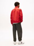 Red Water Repellent Funnel Neck Jacket  Men