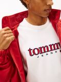 Red Water Repellent Funnel Neck Jacket  Men