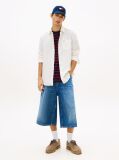 White Regular Fit Button-Down Pure Linen Shirt  Men