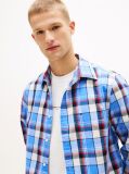 Multi Regular Fit Check Poplin Shirt  Men