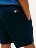 Blue Logo Relaxed Bermuda Shorts With Linen  Men