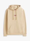 Brown Signature Back Logo Terry Drawstring Hoody  Men