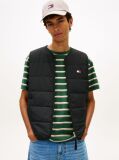 Black Water Repellent Colour-Blocked Back Logo Gilet  Men