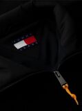 Black Teddy Contrast Texture Relaxed Jacket  Men