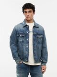 Denim Μπουφάν Trucker Denim Ryan Με Ξεθωριασμένο Φινίρισμα  Άνδρες