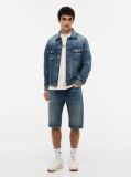 Denim Μπουφάν Trucker Denim Ryan Με Ξεθωριασμένο Φινίρισμα  Άνδρες