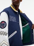 Multi Μάλλινο Τζάκετ Με Varsity Letterman Σχέδιο  Άνδρες
