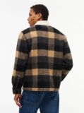 Multi Oversized Φανελένιο Shacket Με Teddy Επένδυση  Άνδρες