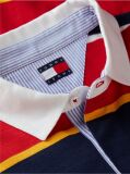 Multi Tommy Badge Stripe Relaxed Rugby Shirt  Men