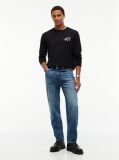 Black Signature Logo Slim Long Sleeve T-Shirt  Men