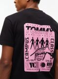 Black Back Graphic Jersey Crew Neck T-Shirt  Men
