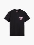 Black Back Graphic Jersey Crew Neck T-Shirt  Men