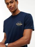Blue Back Graphic Jersey Crew Neck T-Shirt  Men