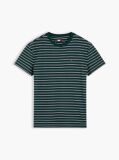 Multi Ριγέ Βαμβακερό T-Shirt Με Σημαιάκι Tommy  Άνδρες