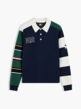 Multi Μπλούζα Πόλο Rugby Με Colour-Blocked Σχέδιο  Άνδρες