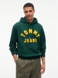 Πράσινο Άνετο Fleece Hoody Με Λογότυπο  Άνδρες