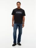 Black Logo Relaxed Crew Neck T-Shirt  Men