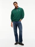 Green Tommy Badge Relaxed Quarter-Zip Sweatshirt  Men