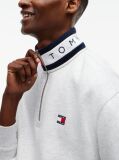 Γκρι Άνετο Φούτερ Με 1/4 Φερμουάρ Με Ετικέτα Tommy  Άνδρες