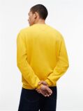 Yellow Badge Fleece Crew Neck Sweatshirt  Men