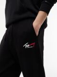 Black Signature Logo Cuffed Joggers  Men