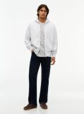 Grey Classic Logo Relaxed Zip-Thru Hoody  Men
