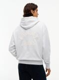 Grey Classic Logo Relaxed Zip-Thru Hoody  Men