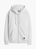 Grey Classic Logo Relaxed Zip-Thru Hoody  Men