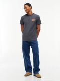 Black Logo Jersey Crew Neck T-Shirt  Men