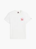 White Logo Jersey Crew Neck T-Shirt  Men