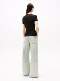 Μαύρο Essential Ριμπ T-Shirt Σε Slim Γραμμή  Γυναίκες